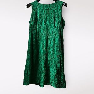 Eva Mendes NY & Company Green Lace Floral Dress